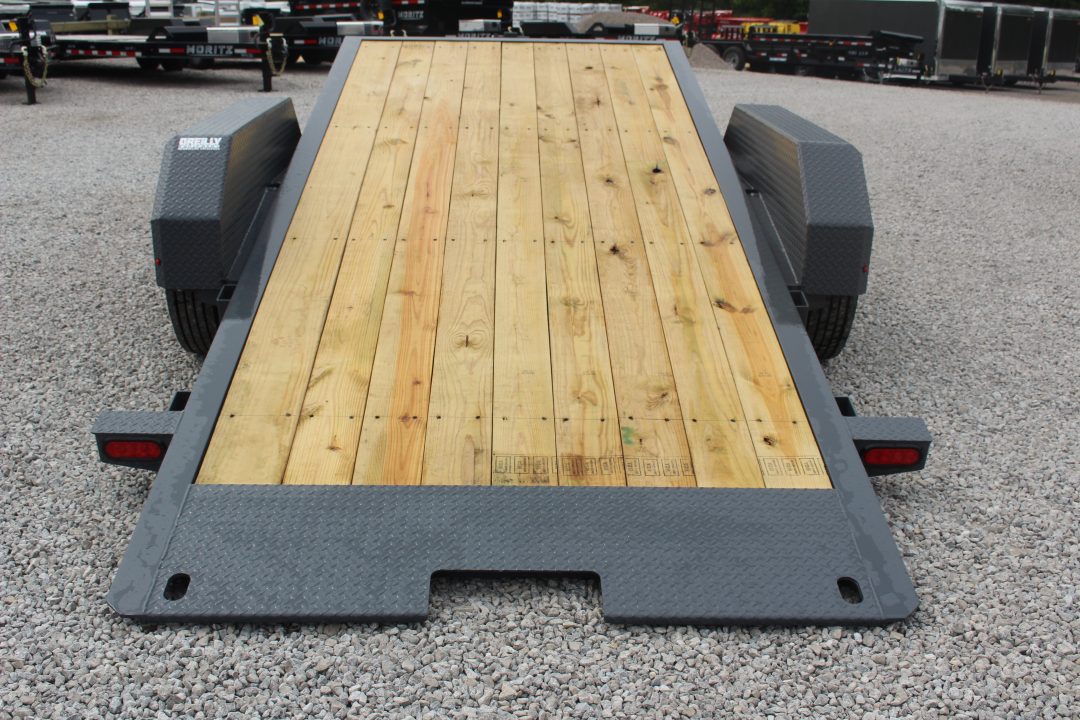 New 2026 Moritz 7' x 16' + 4' Low Pro - Gravity Tilt - Tilt Trailer - 16000# GVW