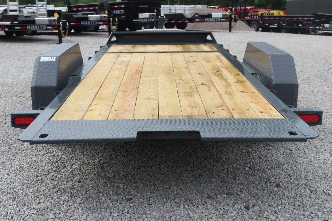 New 2026 Moritz 7' x 16' + 4' Low Pro - Gravity Tilt - Tilt Trailer - 16000# GVW
