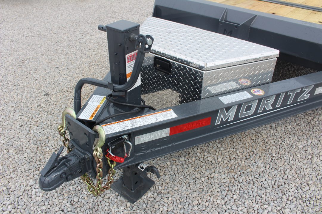 New 2026 Moritz 7' x 16' + 4' Low Pro - Gravity Tilt - Tilt Trailer - 16000# GVW