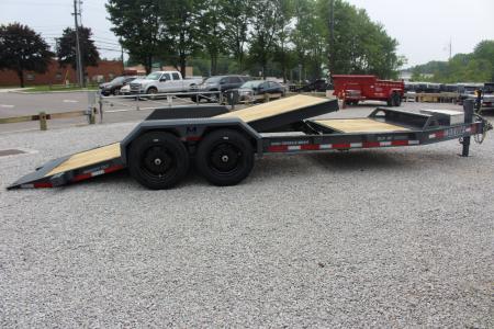 New 2026 Moritz 7' x 16' + 4' Low Pro - Gravity Tilt - Tilt Trailer - 16000# GVW