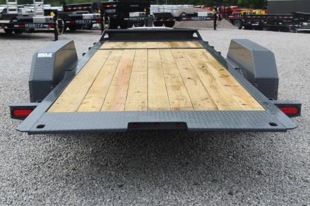 New 2026 Moritz 7' x 16' + 4' Low Pro - Gravity Tilt - Tilt Trailer - 16000# GVW