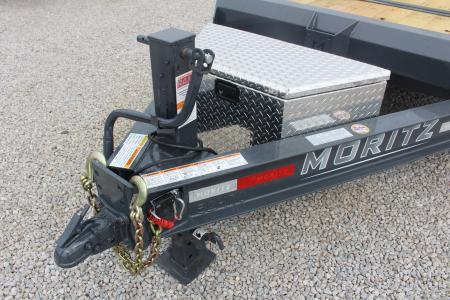 New 2026 Moritz 7' x 16' + 4' Low Pro - Gravity Tilt - Tilt Trailer - 16000# GVW