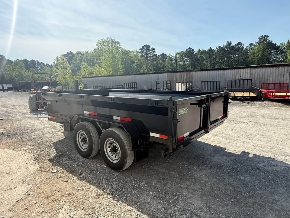 New 2026 Oak Ridge 7x14x2 14k Dump Trailer