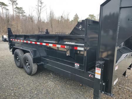 New 2026 Sure-Trac 7x14 Low Profile Gooseneck Dump Trailer 14K