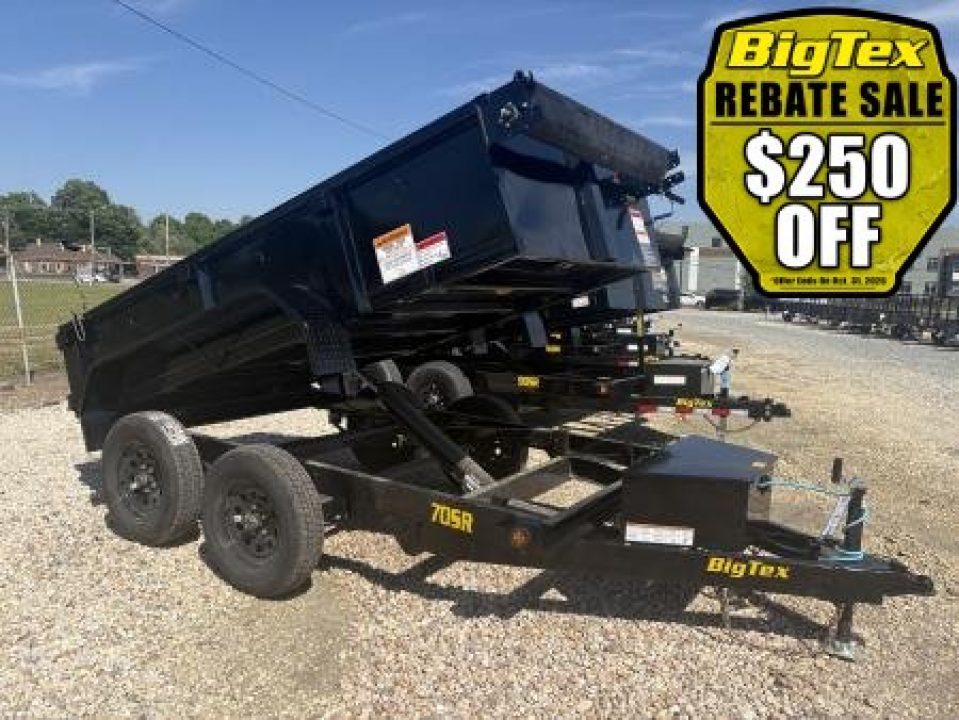 New 2026 Big Tex Trailers 5x10 70SR 7K w/ Double Doors Dump Trailer