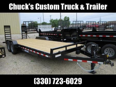 New 2026 Sure-Trac 7 x 22 (20+2) Equipment Trailer 14K Equipment Trailer