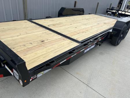 New 2026 Sure-Trac 7 X 16 + 4 Tilt Bed Equipment 14K Tilt Trailer