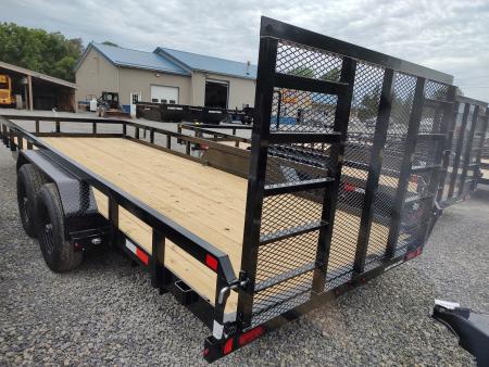 New 2026 Sure-Trac 7'X20' HD TUBE TOP 10K Utility Trailer