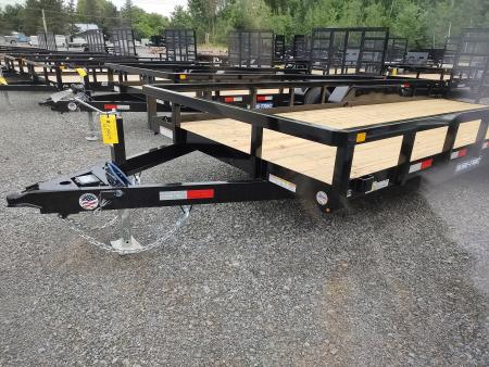 New 2026 Sure-Trac 7'X20' HD TUBE TOP 10K Utility Trailer