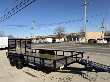 New 2026 Sure-Trac 7X16 TUBE TOP 7K Utility Trailer