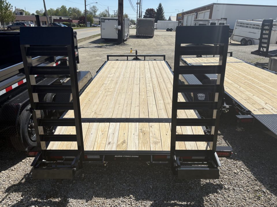 New 2026 Sure-Trac 7 x 18 (16+2) Equipment Trailer 10K Equipment Trailer