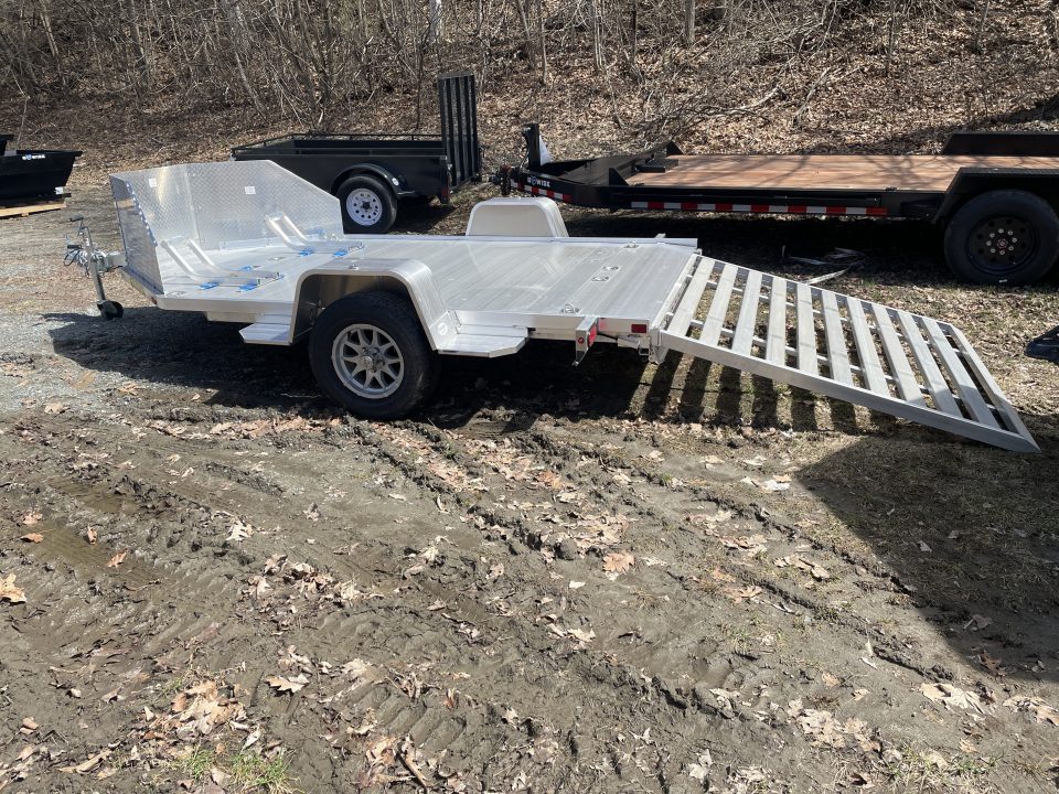 New 2027 ALUMA MC210S 2 Place Motorcycle Trailer