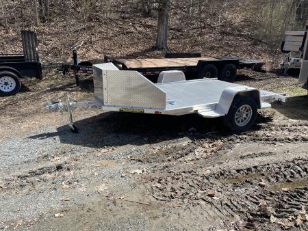 New 2027 ALUMA MC210S 2 Place Motorcycle Trailer