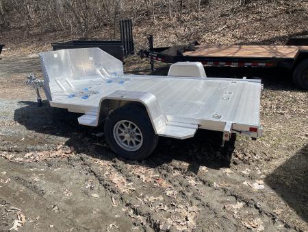 New 2027 ALUMA MC210S 2 Place Motorcycle Trailer