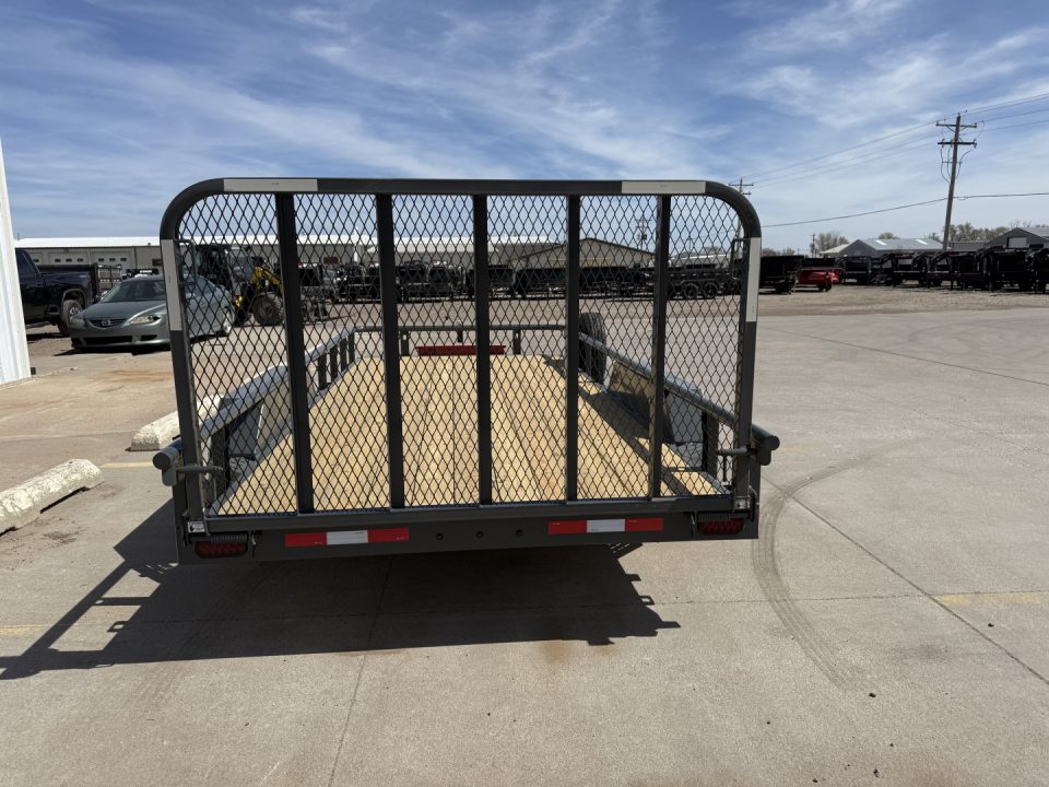 New 2026 Buckshot MFG 16" X 83" With Toolbox Utility Trailer