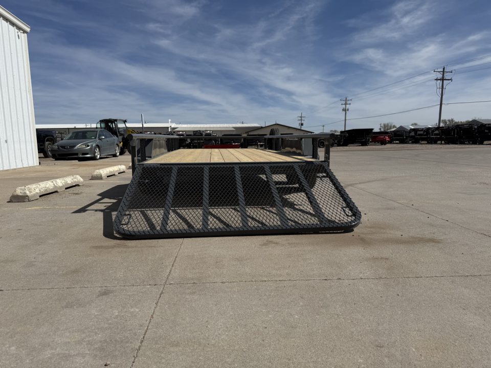 New 2026 Buckshot MFG 16" X 83" With Toolbox Utility Trailer