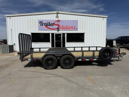 New 2026 Buckshot MFG 16  X 83  With Toolbox Utility Trailer