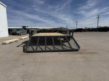 New 2026 Buckshot MFG 16" X 83" With Toolbox Utility Trailer