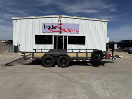 New 2026 Buckshot MFG 16" X 83" With Toolbox Utility Trailer