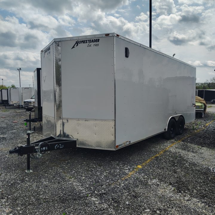 New 2026 Homesteader 8.5x20 TA , 7' interior height, 52k axles, .080 polycore Cargo / Enclosed Trailer