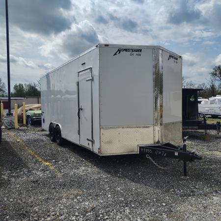 New 2026 Homesteader 8.5x20 TA , 7' interior height, 52k axles, .080 polycore Cargo / Enclosed Trailer