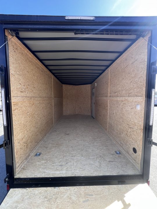 New 2026 Spartan 7X16 +2ft V-nose/ 7'6" interior height /Blackout/ Ext. Tongue/ Polycore Exterior - 7000GVW