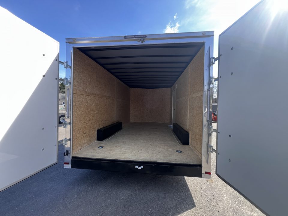 New 2026 Spartan 8.5x16+2ft V-nose/ 7' interior height /Barn Door / Ext. Tongue/ Polycore Exterior - 7000GVW