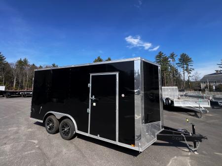 New 2026 Spartan 8.5x16+2ft V-nose/ 7' interior height /Barn Door / Ext. Tongue/ Polycore Exterior - 7000GVW
