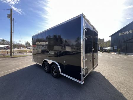 New 2026 Spartan 8.5x16+2ft V-nose/ 7' interior height /Barn Door / Ext. Tongue/ Polycore Exterior - 7000GVW