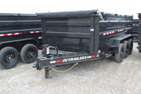 New 2026 PJ Trailers 16' DM 21K GVWR STOCK ID 53046 Dump Trailer