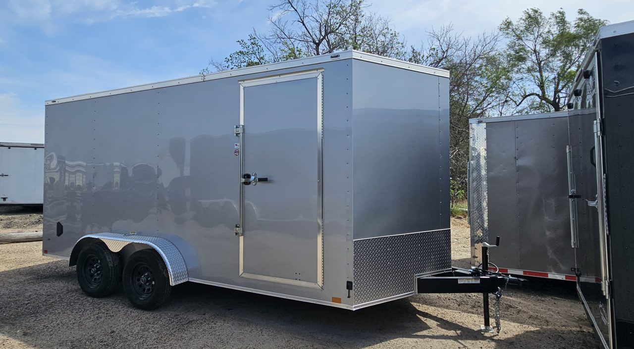 New 2025 STALLION MANUFACTURING LLC 7' x 16' Cargo / Enclosed Trailer