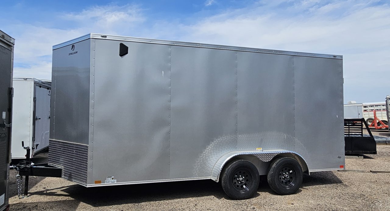 New 2025 STALLION MANUFACTURING LLC 7' x 16' Cargo / Enclosed Trailer