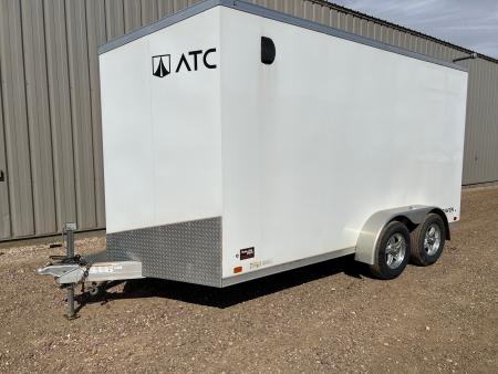 Used 2023 ATC 7x14 Used Aluminum Enclosed Cargo / Enclosed Trailer