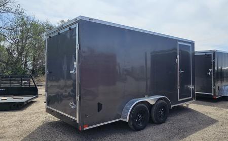 Used 2025 STALLION MANUFACTURING LLC 7' x 16' Cargo / Enclosed Trailer