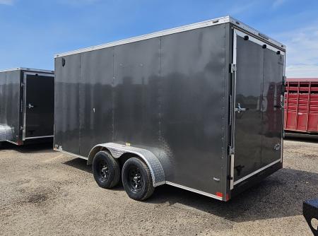 Used 2025 STALLION MANUFACTURING LLC 7' x 16' Cargo / Enclosed Trailer