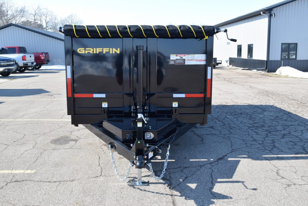 New GRIFFIN 7x14 14K DUMP TRAILER w/ 48" SIDES AND TELESCOPING CYLINDER