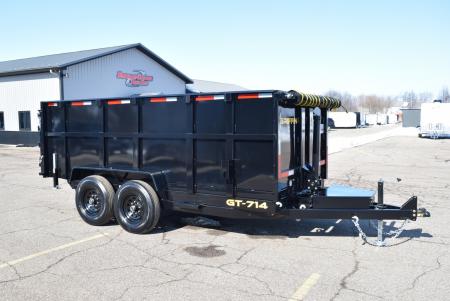 New GRIFFIN 7x14 14K DUMP TRAILER w/ 48" SIDES AND TELESCOPING CYLINDER