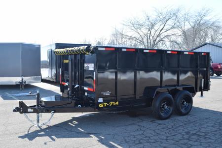New GRIFFIN 7x14 14K DUMP TRAILER w/ 48" SIDES AND TELESCOPING CYLINDER