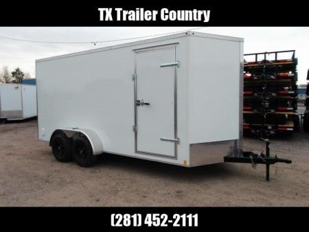 New 2026 Cell-Tech Trailers 7x16 Cargo Trailer / Enclosed Trailer / 7ft Interior / 5200# Axles / Ramp / Screwless Exterior / E-Track / HEAVY DUTY Cell Tech Walls and Floor