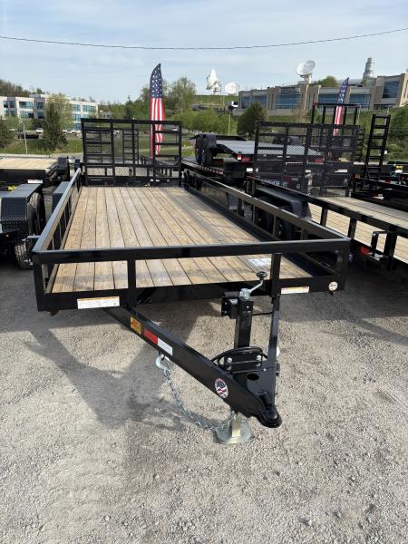 New 2026 Sure-Trac 7 x 20 Tube Top Utility Trailer