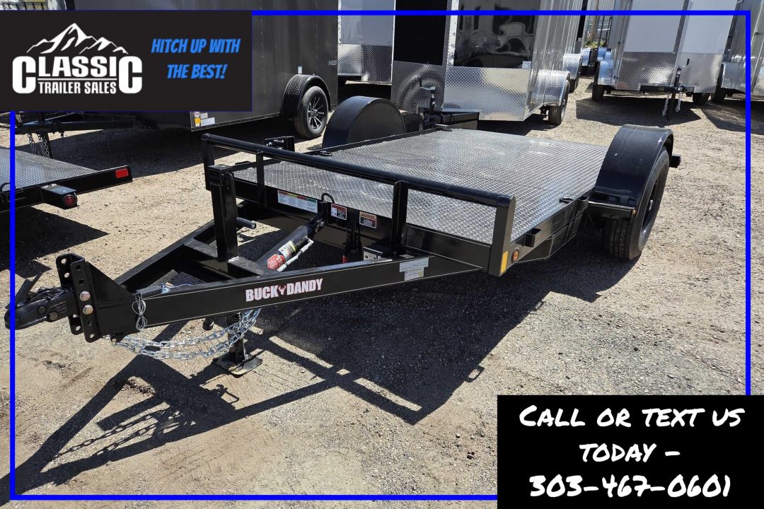 New 2026 Buck Dandy S-7LB-T712 Equipment Trailer