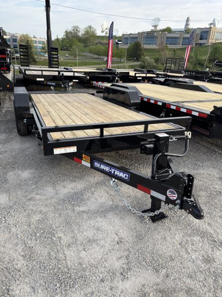 New 2026 Sure-Trac 7 x 16 TIlt Bed Equipment Trailer