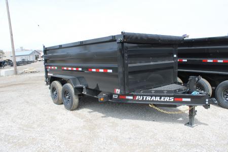 New 2026 PJ Trailers 14' DM 15.4K GVWR STOCK ID 52953 Dump Trailer