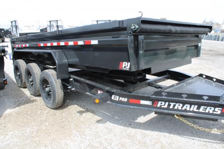 New 2026 PJ Trailers 16' DL 21K GVWR STOCK ID 53050 Dump Trailer