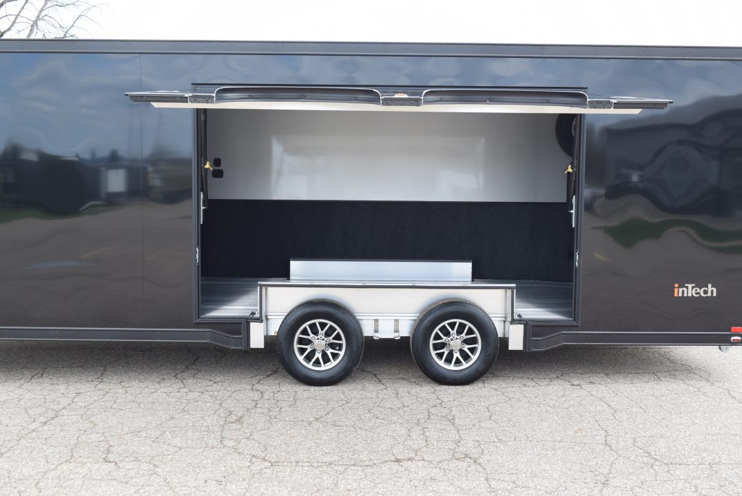 New INTECH 8.5x24 LITE SERIES ALL ALUMINUM RACE HAULER