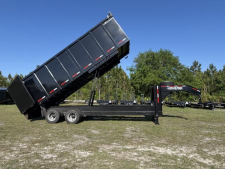 Used 2025 Texas Pride Trailers 26k 8.5X22X5 Gooseneck Dump Trailer