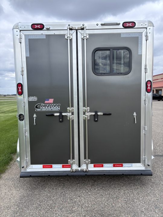 New 2027 Cimarron Trailers 2 Horse Slant Load Bumper Pull Horse Trailer