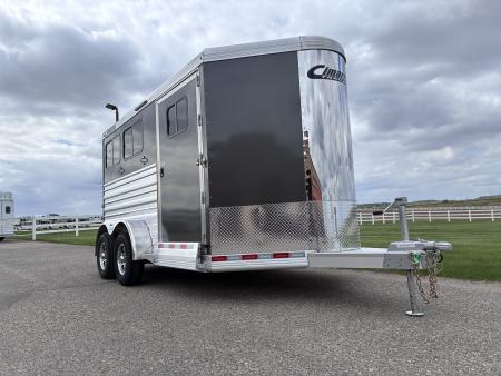 New 2027 Cimarron Trailers 2 Horse Slant Load Bumper Pull Horse Trailer