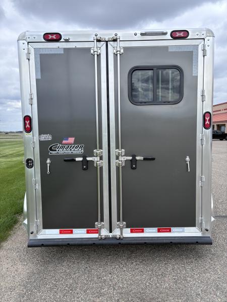 New 2027 Cimarron Trailers 2 Horse Slant Load Bumper Pull Horse Trailer