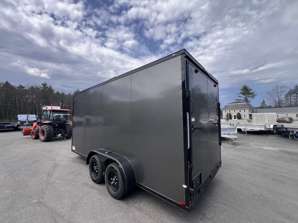 New 2026 Spartan 7X16 +2ft V-nose/ 7' interior height /Blackout/ Ext. Tongue/ Polycore Exterior - 7000GVW